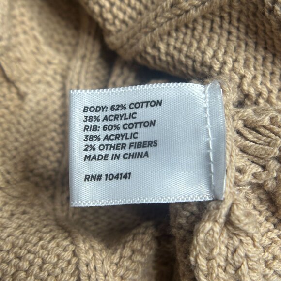 NWT Walter Hagen Women's Clubhouse Sweater Vest Size XXL (WGH11516) Tan - Picture 13 of 14